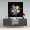 Color Explosion Glass Wall Art by Insigneart USA