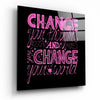 “Change Your World” Glass Wall Art by Insigneart USA