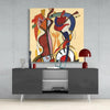 Alfred Gockel Wild Party Glass Wall Art by Insigneart USA