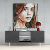 Girl Glass Wall Art by Insigneart USA