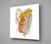 Abstract Lines Glass Wall Art by Insigneart USA