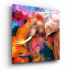 Elephant Glass Wall Art by Insigneart USA