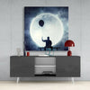 Full Moon Glass Wall Art by Insigneart USA