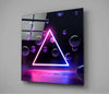 Triangle Glass Wall Art by Insigneart USA