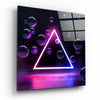 Triangle Glass Wall Art by Insigneart USA