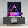Triangle Glass Wall Art by Insigneart USA