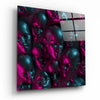 Metallic Faces Glass Wall Art by Insigneart USA