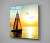 Sailboat Glass Wall Art by Insigneart USA