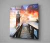 Lighthouse Glass Wall Art by Insigneart USA
