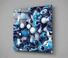 Blue Balls Glass Wall Art by Insigneart USA