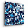 Blue Balls Glass Wall Art by Insigneart USA