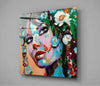 Floral Woman Glass Wall Art by Insigneart USA