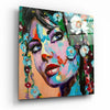 Floral Woman Glass Wall Art by Insigneart USA