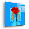 Lip Head Glass Wall Art by Insigneart USA