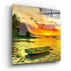 Sunset Glass Wall Art by Insigneart USA