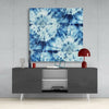 Blue Pattern Glass Wall Art by Insigneart USA