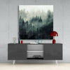 Foggy Forest Glass Wall Art by Insigneart USA