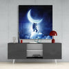 Moon Bearer Glass Wall Art by Insigneart USA