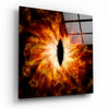 Fire Eye Glass Wall Art by Insigneart USA