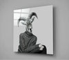 Lady Antelope Glass Wall Art by Insigneart USA