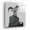Lady Antelope Glass Wall Art by Insigneart USA