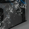 Blue Explosion Glass Wall Art by Insigneart USA