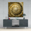 Cycle of Yellow Glass Wall Art by Insigneart USA
