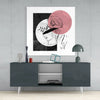 Flower Thoughts Glass Wall Art by Insigneart USA