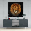 Lion Glass Wall Art by Insigneart USA