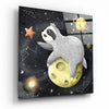 Laziness on the Moon Glass Wall Art by Insigneart USA