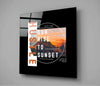 From Sunrise To Sunset Glass Wall Art by Insigneart USA