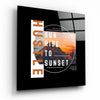 From Sunrise To Sunset Glass Wall Art by Insigneart USA