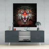 The Punishment Of The Lion Glass Wall Art by Insigneart USA