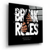 Rule Breaker Glass Wall Art by Insigneart USA