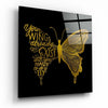Your Wings Glass Wall Art by Insigneart USA