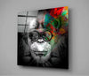Wise Monkey Glass Wall Art by Insigneart USA