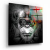 Wise Monkey Glass Wall Art by Insigneart USA
