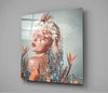 In The Flowers Glass Wall Art by Insigneart USA