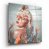 In The Flowers Glass Wall Art by Insigneart USA
