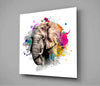 Elephant Glass Wall Art by Insigneart USA