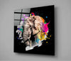 Elephant Glass Wall Art by Insigneart USA