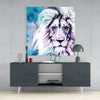 Lion Glass Wall Art by Insigneart USA