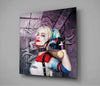 Harley Quinn Glass Wall Art by Insigneart USA