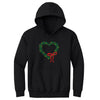 Christmas Heart Wreath WHT by 500 LEVEL