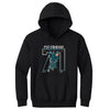Macklin Celebrini San Jose Number Outline WHT by 500 LEVEL