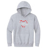 Christmas Candy Cane Heart WHT by 500 LEVEL