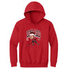 Connor Bedard Chicago Cartoon Santa Hat WHT by 500 LEVEL