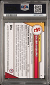 Graded 2023 Topps Bowman U Chrome Caleb Williams #1 Aqua #/299 Rookie RC Football Card PSA 10 Gem Mint