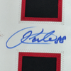 Framed Autographed/Signed Patrick Kane 35x39 Chicago Black Hockey Jersey JSA COA by Hall of Fame Sports Memorabilia