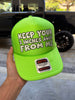 Keep Your 3 Inches Away From Me Trucker Hat by Luckless Outfitters